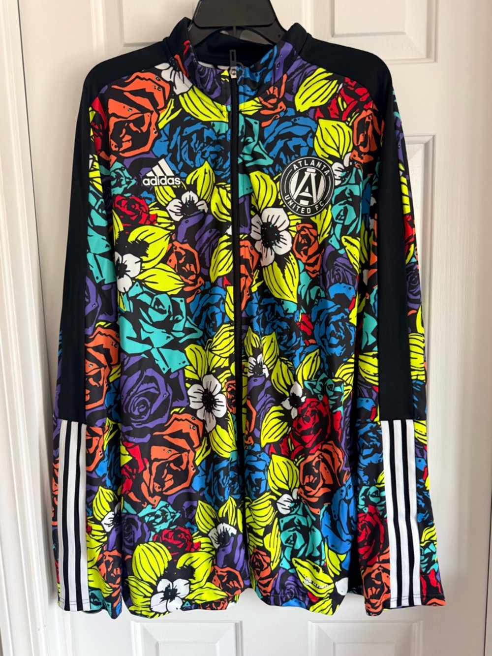 Adidas Atlanta United Floral Zip-up Jacket - NWT